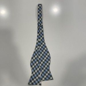 Print, Green Blue & Grey Bow Tie